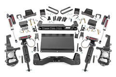 Rough Country 6 in Suspension Lift Kit w/Shocks - 49950 - Black Patch Performance - ROUG49950