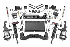 Rough Country 6 in Suspension Lift Kit w/Shocks - 49957 - Black Patch Performance - ROUG49957