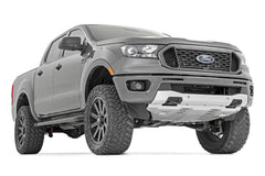 Rough Country 3.5 in Suspension Lift Kit w/Shocks - 500010 - Black Patch Performance - ROUG500010