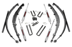 Rough Country 4 in Suspension Lift Kit w/Shocks - 505.20 - Black Patch Performance - ROUG505.20