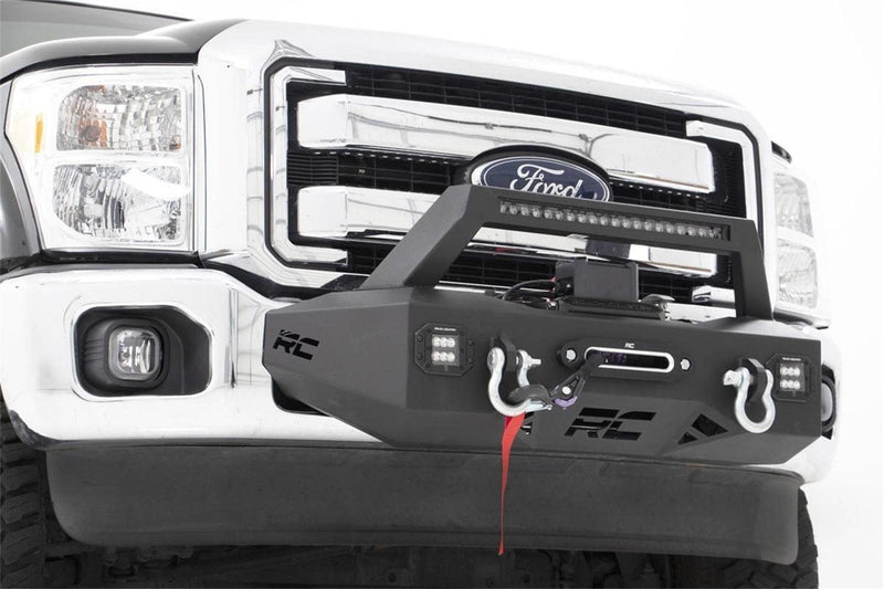 Rough Country Winch Mount System - 51006 - Black Patch Performance - ROUG51006