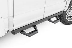 Rough Country SRX2 Side Steps - 51008A - Black Patch Performance - ROUG51008A