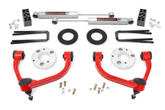 Rough Country 3 in Suspension Lift Kit - 51013RED - Black Patch Performance - ROUG51013RED