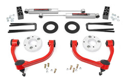 Rough Country 3 in Suspension Lift Kit - 51014RED - Black Patch Performance - ROUG51014RED