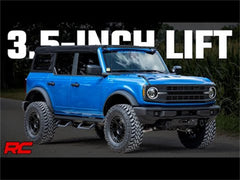 Rough Country 3.5 in Suspension Lift Kit - 51027 - Black Patch Performance - ROUG51027