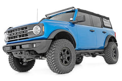 Rough Country SRX2 Side Steps - 51029 - Black Patch Performance - ROUG51029