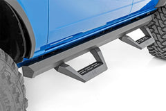 Rough Country SRX2 Side Steps - 51029 - Black Patch Performance - ROUG51029
