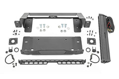 Rough Country Winch Mounting Plate - 51067 - Black Patch Performance - ROUG51067