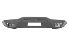 Rough Country LED Front Bumper - 51075 - Black Patch Performance - ROUG51075