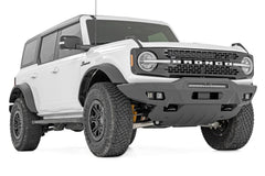 Rough Country LED Front Bumper - 51076 - Black Patch Performance - ROUG51076