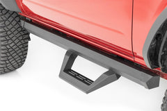 Rough Country SRX2 Side Steps - 51081 - Black Patch Performance - ROUG51081