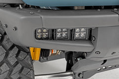 Rough Country LED Fog Light Kit - 51086 - Black Patch Performance - ROUG51086