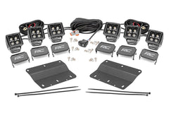 Rough Country LED Fog Light Kit - 51087 - Black Patch Performance - ROUG51087