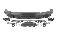 Rough Country Rear LED Bumper - 51090 - Black Patch Performance - ROUG51090
