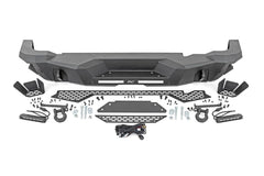 Rough Country Rear LED Bumper - 51091 - Black Patch Performance - ROUG51091