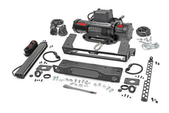 Rough Country Winch Mounting Plate - 51095 - Black Patch Performance - ROUG51095