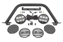 Rough Country LED Front Bumper - 51113 - Black Patch Performance - ROUG51113