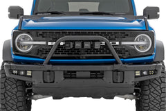 Rough Country LED Front Bumper - 51115 - Black Patch Performance - ROUG51115