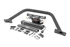 Rough Country LED Front Bumper - 51116 - Black Patch Performance - ROUG51116