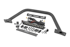Rough Country LED Front Bumper - 51117 - Black Patch Performance - ROUG51117