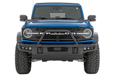 Rough Country LED Front Bumper - 51117 - Black Patch Performance - ROUG51117