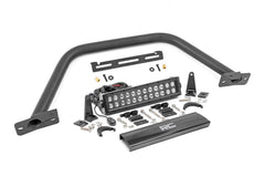 Rough Country LED Front Bumper - 51118 - Black Patch Performance - ROUG51118