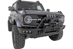 Rough Country LED Front Bumper - 51118 - Black Patch Performance - ROUG51118