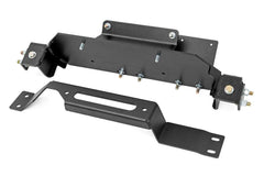 Rough Country Hidden Winch Mounting Plate - 51127 - Black Patch Performance - ROUG51127