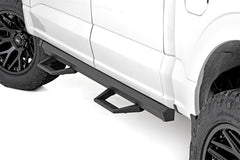 Rough Country SR2 Side Steps - 51141 - Black Patch Performance - ROUG51141