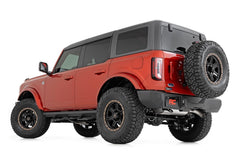 Rough Country SRL2 Side Steps - 51143 - Black Patch Performance - ROUG51143