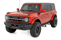 Rough Country SRL2 Side Steps - 51143 - Black Patch Performance - ROUG51143