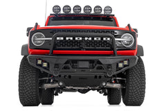 Rough Country LED Front Bumper - 51200A - Black Patch Performance - ROUG51200A