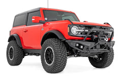Rough Country LED Front Bumper - 51205 - Black Patch Performance - ROUG51205