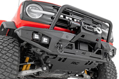 Rough Country LED Front Bumper - 51205 - Black Patch Performance - ROUG51205