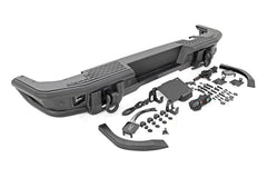 Rough Country LED Rear Bumper - 51210 - Black Patch Performance - ROUG51210