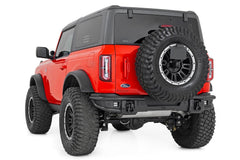 Rough Country LED Rear Bumper - 51210 - Black Patch Performance - ROUG51210