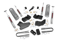 Rough Country 4 in Leveling Lift Kit w/Shocks - 51530 - Black Patch Performance - ROUG51530