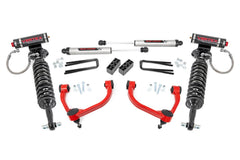 Rough Country 3 in Suspension Lift Kit w/Shocks - 54557RED - Black Patch Performance - ROUG54557RED
