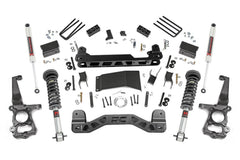Rough Country 4 in Suspension Lift Kit w/Shocks - 55540 - Black Patch Performance - ROUG55540
