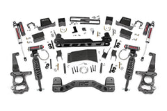 Rough Country 6 in Suspension Lift Kit w/Shocks - 55750 - Black Patch Performance - ROUG55750