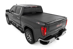 Rough Country Retractable Bed Cover - 56120581 - Black Patch Performance - ROUG56120581