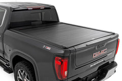 Rough Country Retractable Bed Cover - 56120581 - Black Patch Performance - ROUG56120581
