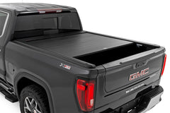 Rough Country Retractable Bed Cover - 56120581 - Black Patch Performance - ROUG56120581
