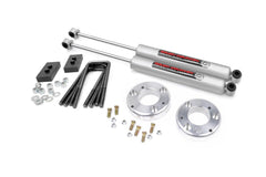 Rough Country 2 in Leveling Lift Kit w/Shocks - 56830 - Black Patch Performance - ROUG56830