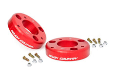 Rough Country 2 in Front Leveling Kit - 568RED - Black Patch Performance - ROUG568RED