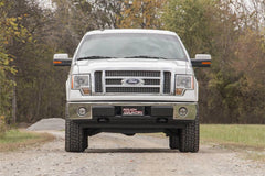 Rough Country 2 in Front Leveling Kit - 568RED - Black Patch Performance - ROUG568RED