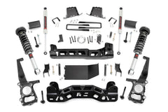 Rough Country 6 in Suspension Lift Kit w/Shocks - 57541 - Black Patch Performance - ROUG57541