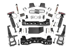 Rough Country 6 in Suspension Lift Kit w/V2 Shocks - 57657 - Black Patch Performance - ROUG57657