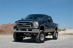Rough Country 6 in 4 - Link Suspension Lift Kit w/Shocks - 580.20 - Black Patch Performance - ROUG580.20