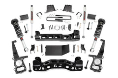 Rough Country 6 in Suspension Lift Kit w/Shocks - 59840 - Black Patch Performance - ROUG59840